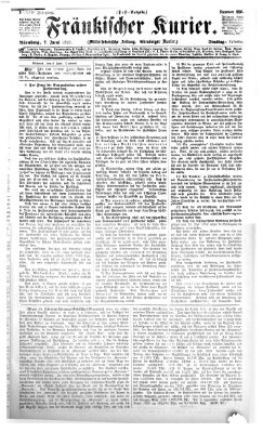 Fränkischer Kurier Dienstag 7. Juni 1870