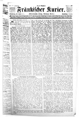 Fränkischer Kurier Samstag 18. Juni 1870