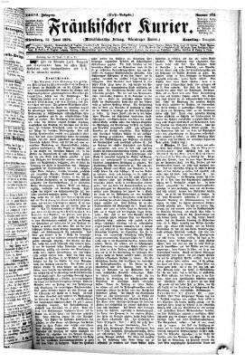 Fränkischer Kurier Samstag 25. Juni 1870