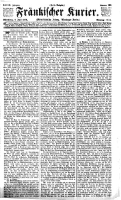 Fränkischer Kurier Montag 4. Juli 1870