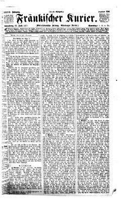 Fränkischer Kurier Sonntag 17. Juli 1870