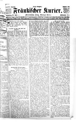 Fränkischer Kurier Mittwoch 20. Juli 1870