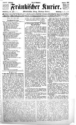 Fränkischer Kurier Sonntag 24. Juli 1870