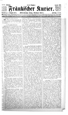 Fränkischer Kurier Freitag 5. August 1870