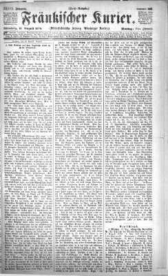 Fränkischer Kurier Montag 15. August 1870