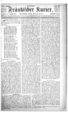 Fränkischer Kurier Mittwoch 17. August 1870