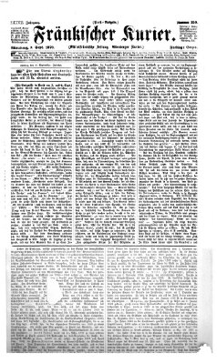 Fränkischer Kurier Freitag 9. September 1870