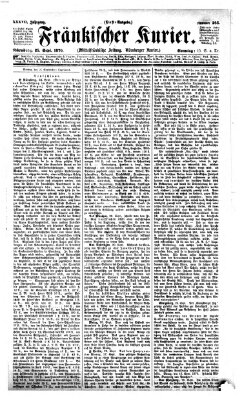 Fränkischer Kurier Sonntag 25. September 1870