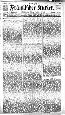 Fränkischer Kurier Montag 26. September 1870