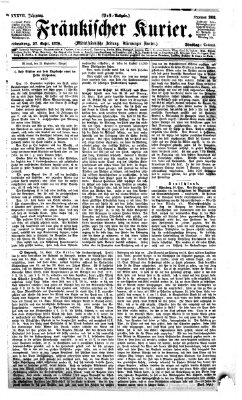 Fränkischer Kurier Dienstag 27. September 1870