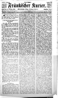 Fränkischer Kurier Samstag 22. Oktober 1870