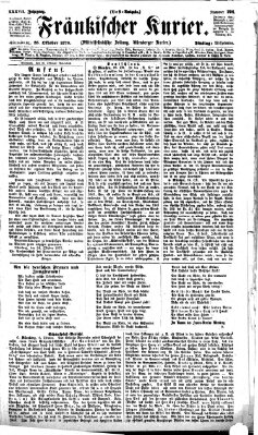 Fränkischer Kurier Dienstag 25. Oktober 1870