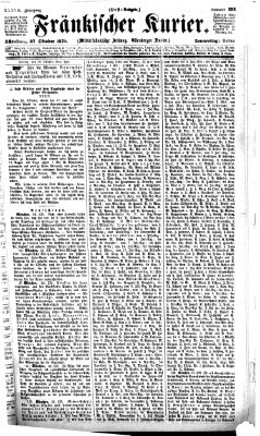 Fränkischer Kurier Donnerstag 27. Oktober 1870