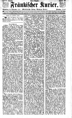 Fränkischer Kurier Montag 14. November 1870