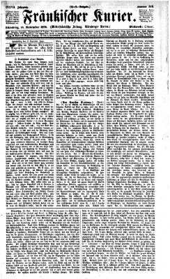 Fränkischer Kurier Mittwoch 16. November 1870