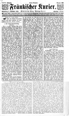 Fränkischer Kurier Dienstag 6. Dezember 1870