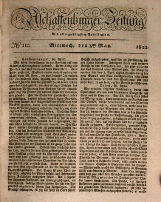 Aschaffenburger Zeitung Mittwoch 8. Mai 1822