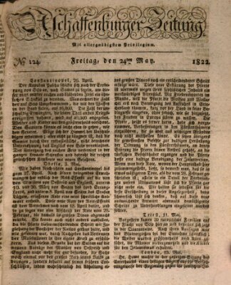 Aschaffenburger Zeitung Freitag 24. Mai 1822