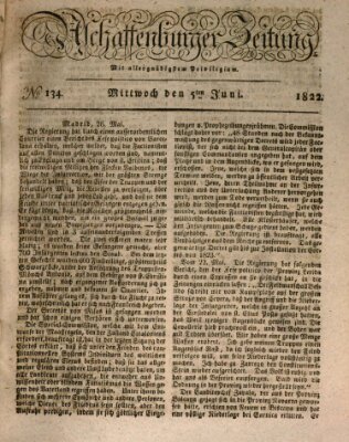 Aschaffenburger Zeitung Mittwoch 5. Juni 1822