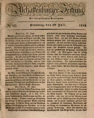 Aschaffenburger Zeitung Dienstag 2. Juli 1822