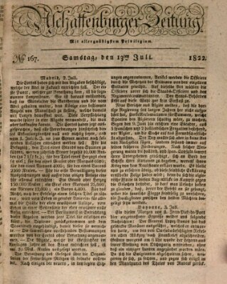 Aschaffenburger Zeitung Samstag 13. Juli 1822