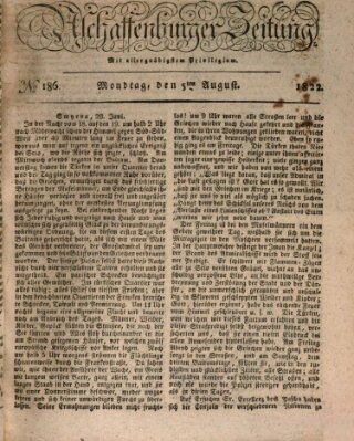 Aschaffenburger Zeitung Montag 5. August 1822