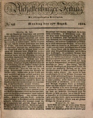 Aschaffenburger Zeitung Montag 19. August 1822