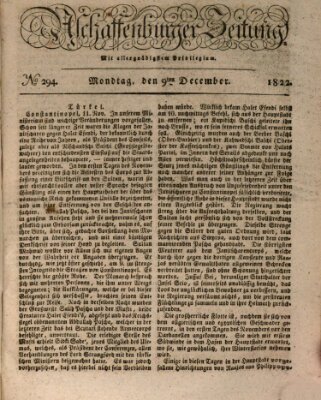 Aschaffenburger Zeitung Montag 9. Dezember 1822