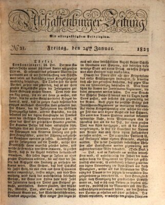 Aschaffenburger Zeitung Freitag 24. Januar 1823