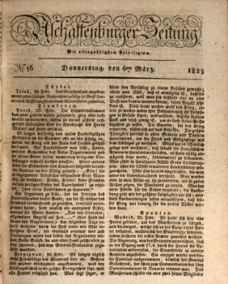 Aschaffenburger Zeitung Donnerstag 6. März 1823