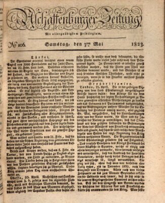 Aschaffenburger Zeitung Samstag 3. Mai 1823