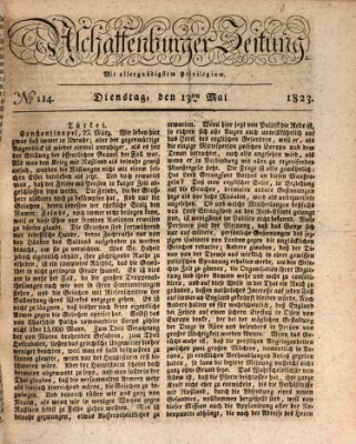 Aschaffenburger Zeitung Dienstag 13. Mai 1823