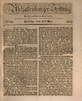 Aschaffenburger Zeitung Freitag 30. Mai 1823