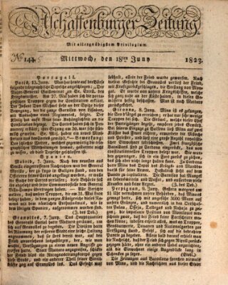 Aschaffenburger Zeitung Mittwoch 18. Juni 1823