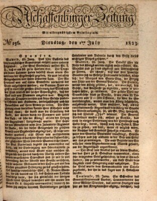 Aschaffenburger Zeitung Dienstag 1. Juli 1823