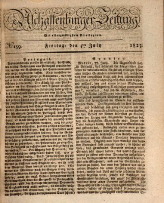 Aschaffenburger Zeitung Freitag 4. Juli 1823