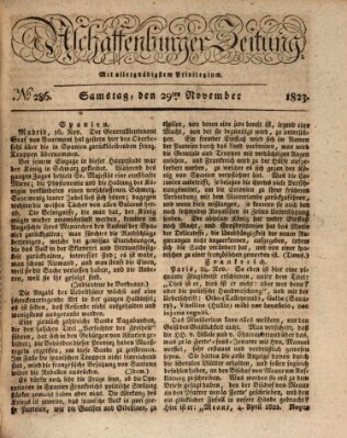 Aschaffenburger Zeitung Samstag 29. November 1823