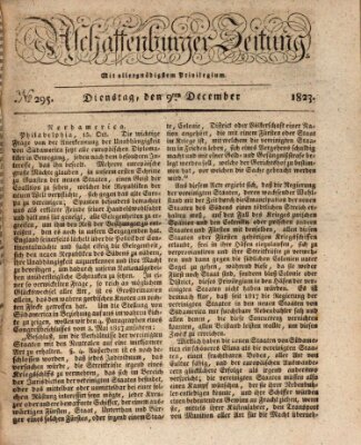 Aschaffenburger Zeitung Dienstag 9. Dezember 1823