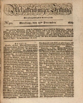 Aschaffenburger Zeitung Montag 15. Dezember 1823