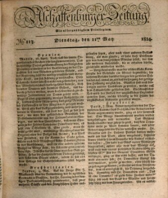 Aschaffenburger Zeitung Dienstag 11. Mai 1824