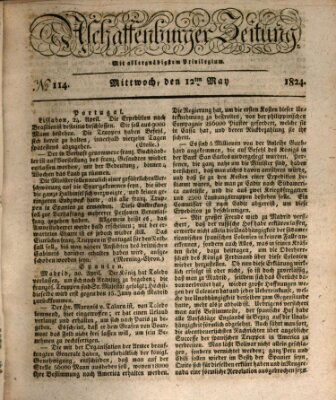 Aschaffenburger Zeitung Mittwoch 12. Mai 1824