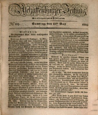 Aschaffenburger Zeitung Samstag 22. Mai 1824