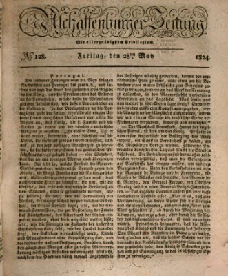 Aschaffenburger Zeitung Freitag 28. Mai 1824