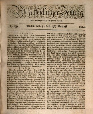 Aschaffenburger Zeitung Donnerstag 19. August 1824