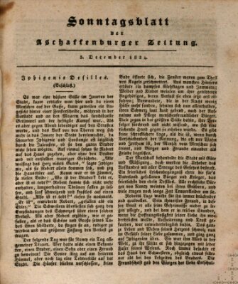 Aschaffenburger Zeitung Sonntag 5. Dezember 1824