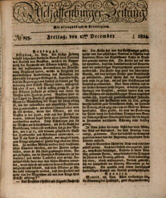 Aschaffenburger Zeitung Freitag 10. Dezember 1824