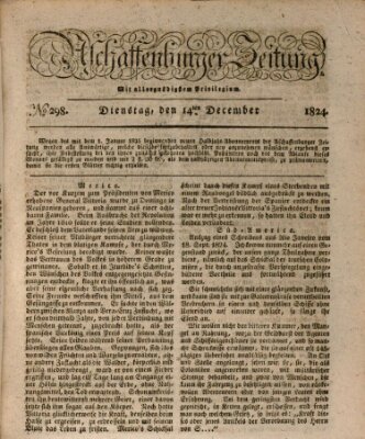 Aschaffenburger Zeitung Dienstag 14. Dezember 1824