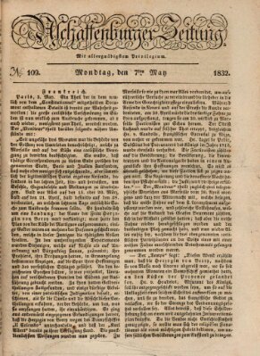 Aschaffenburger Zeitung Montag 7. Mai 1832