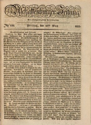 Aschaffenburger Zeitung Freitag 18. Mai 1832