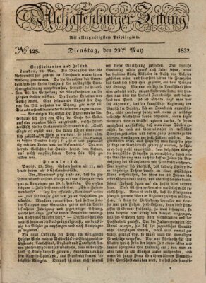 Aschaffenburger Zeitung Dienstag 29. Mai 1832